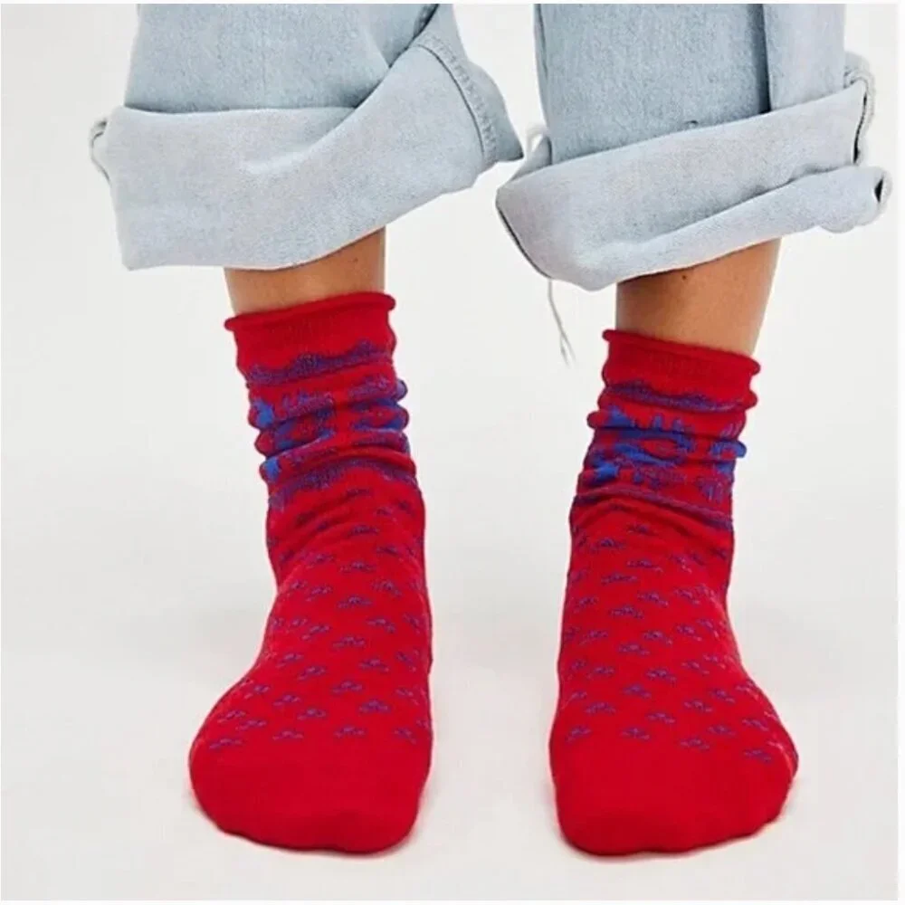 NWT Free people Cashmere Fairisle Socks BUNDLE